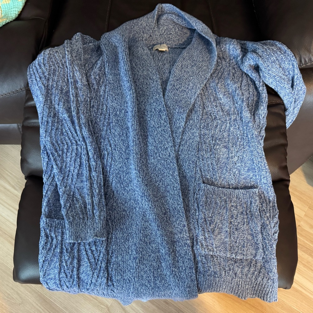 St. John's Bay Blue Women's Cardigan Sweater